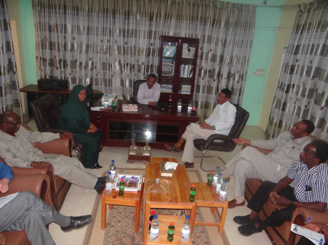 زيارة مدير جامعة شندي