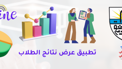 تطبيق عرض نتائج الطلاب