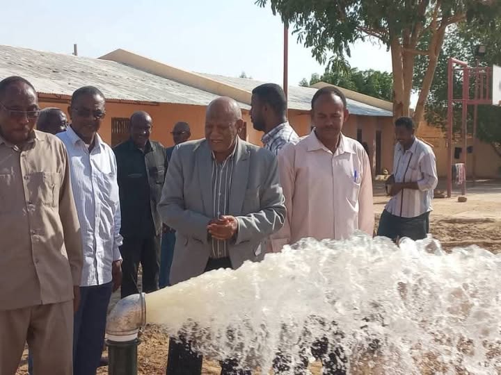 الصندوق القومي لرعاية الطلاب يدشن وحدة مياه داخلية كامل إبراهيم بشندي