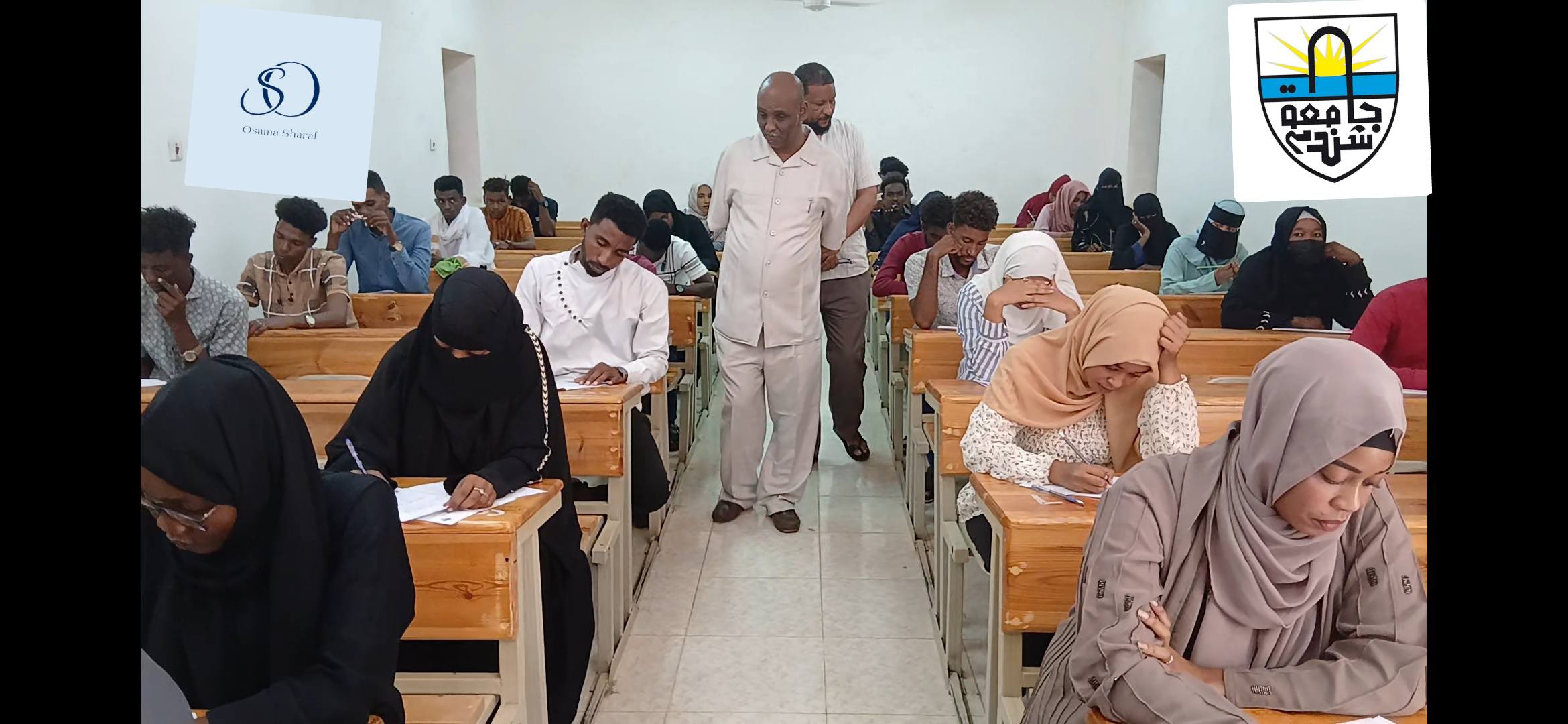 مدير جامعة شندي يتفقد الامتحانات بكلية السياحة والآثار ويشيد بمشروعات التخرج